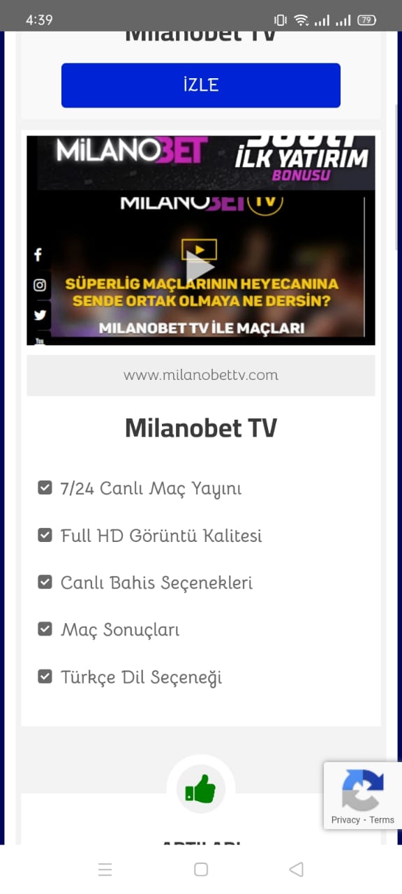 Screenshot 3 of Milanobet TV