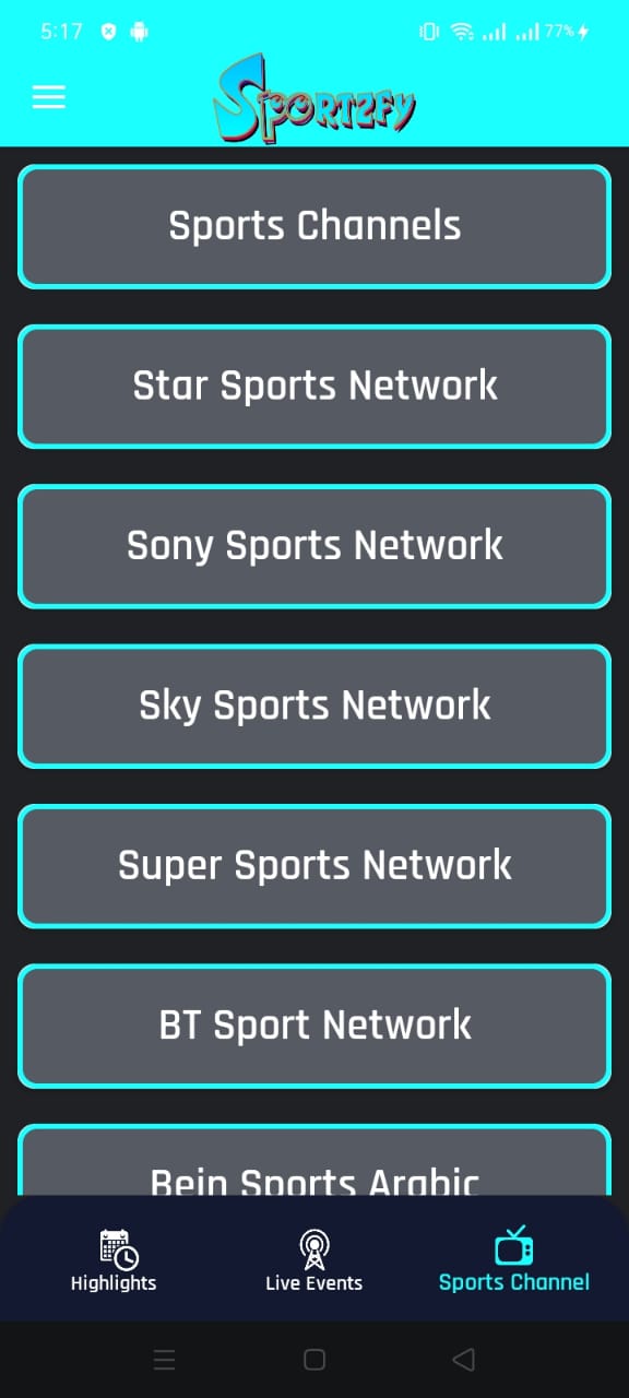 Screenshot 1 of Sportzfy