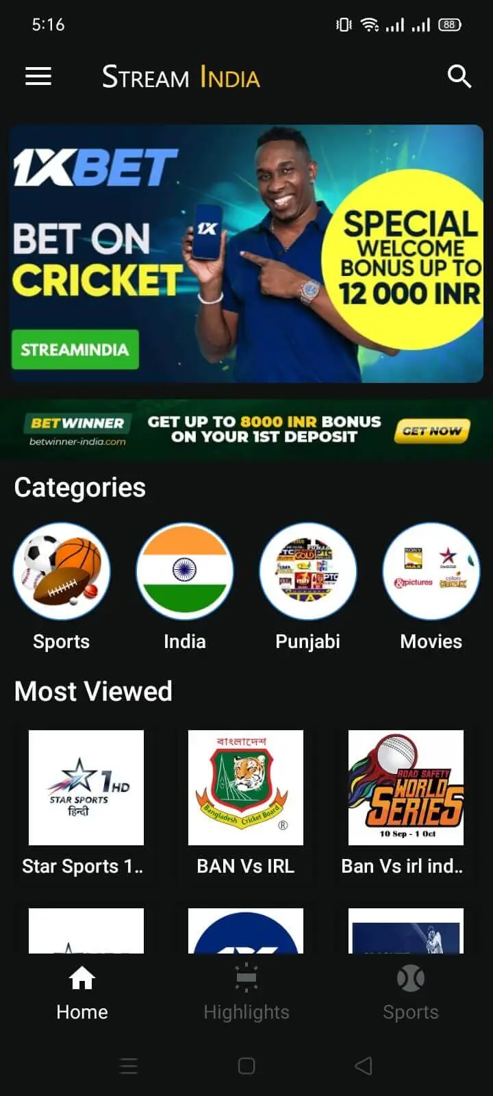 Screenshot 3 of Stream India