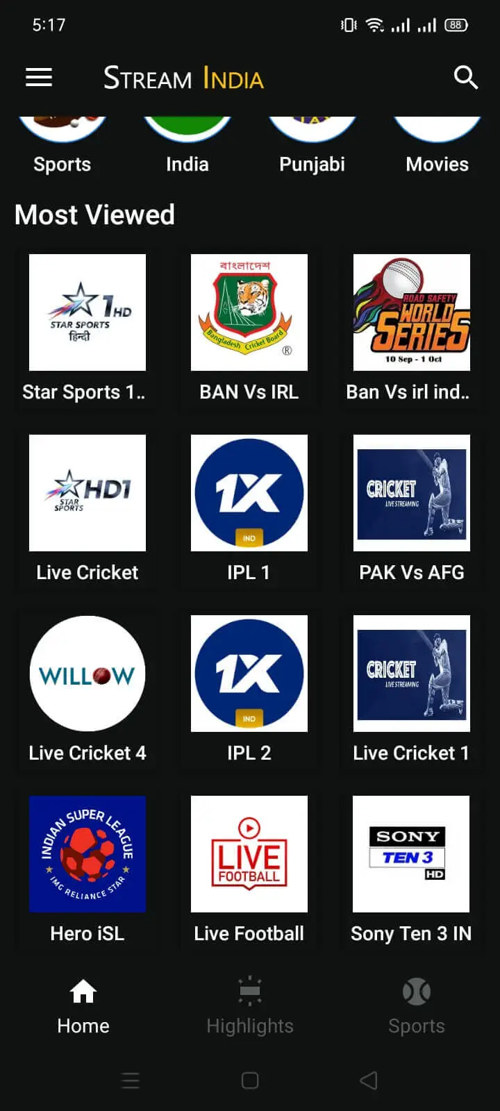 Screenshot 1 of Stream India