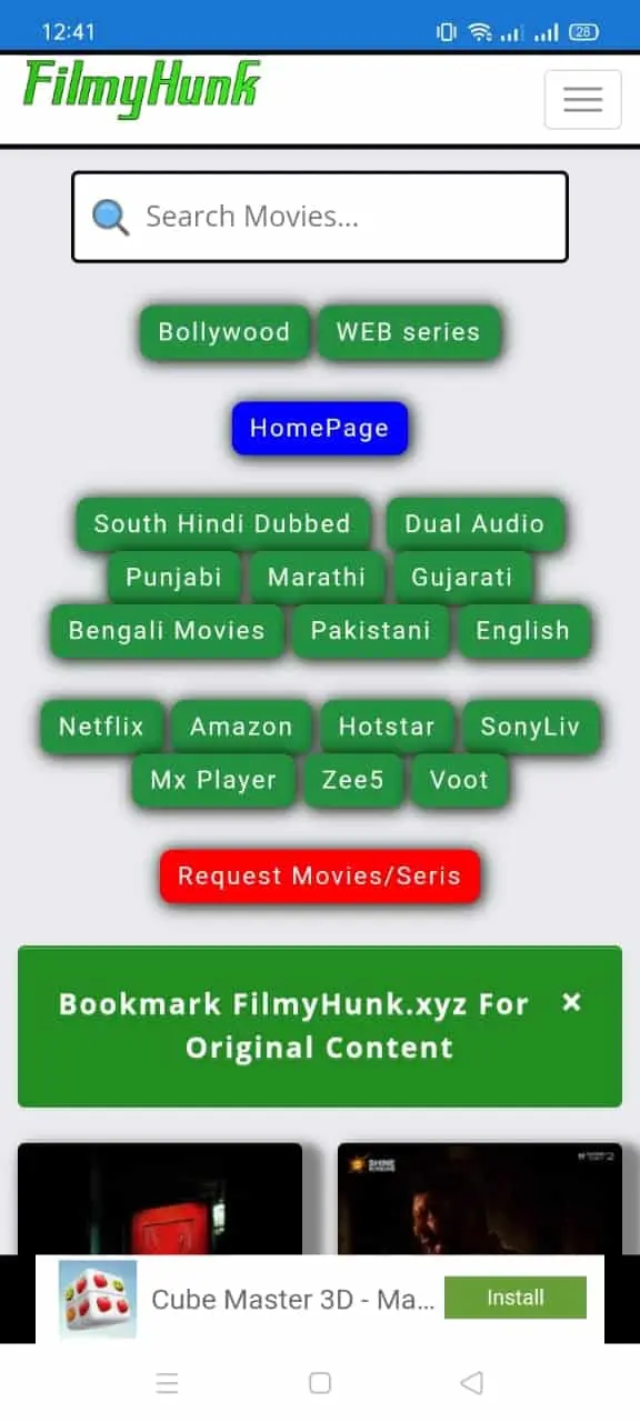 Screenshot 1 of Filmyhunk