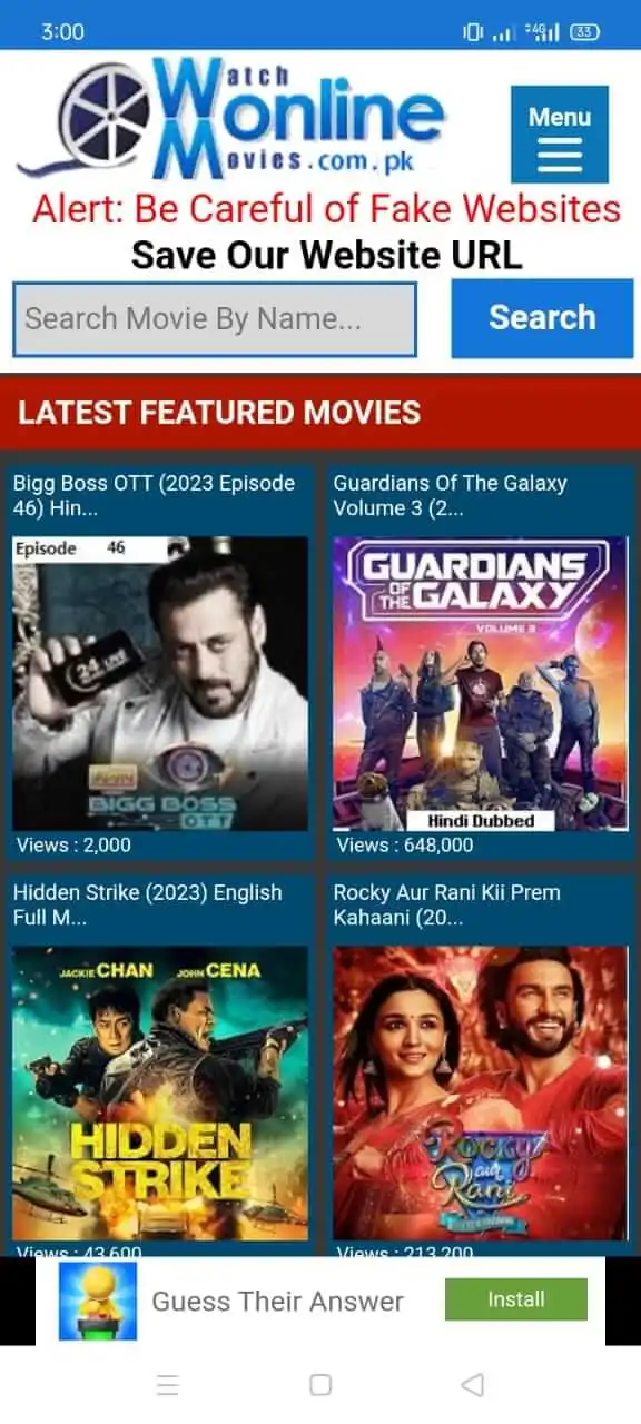 Screenshot 3 of WatchOnlineMovies