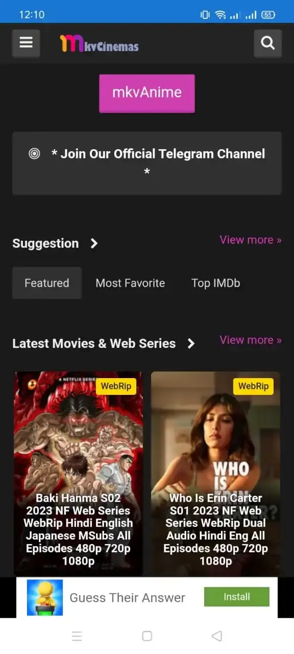 Screenshot 3 of mkvCinemas