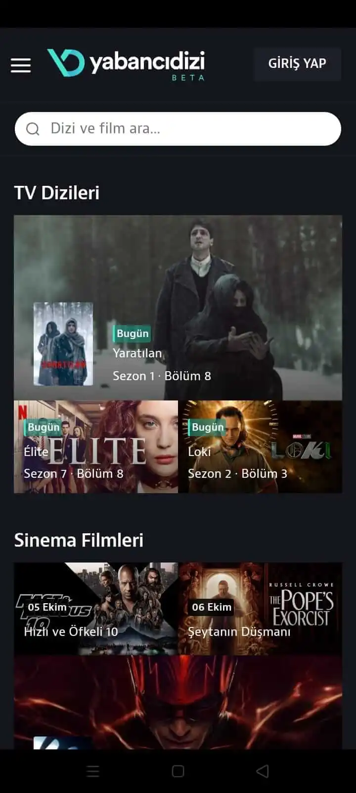 Screenshot 3 of Yabancı Dizi