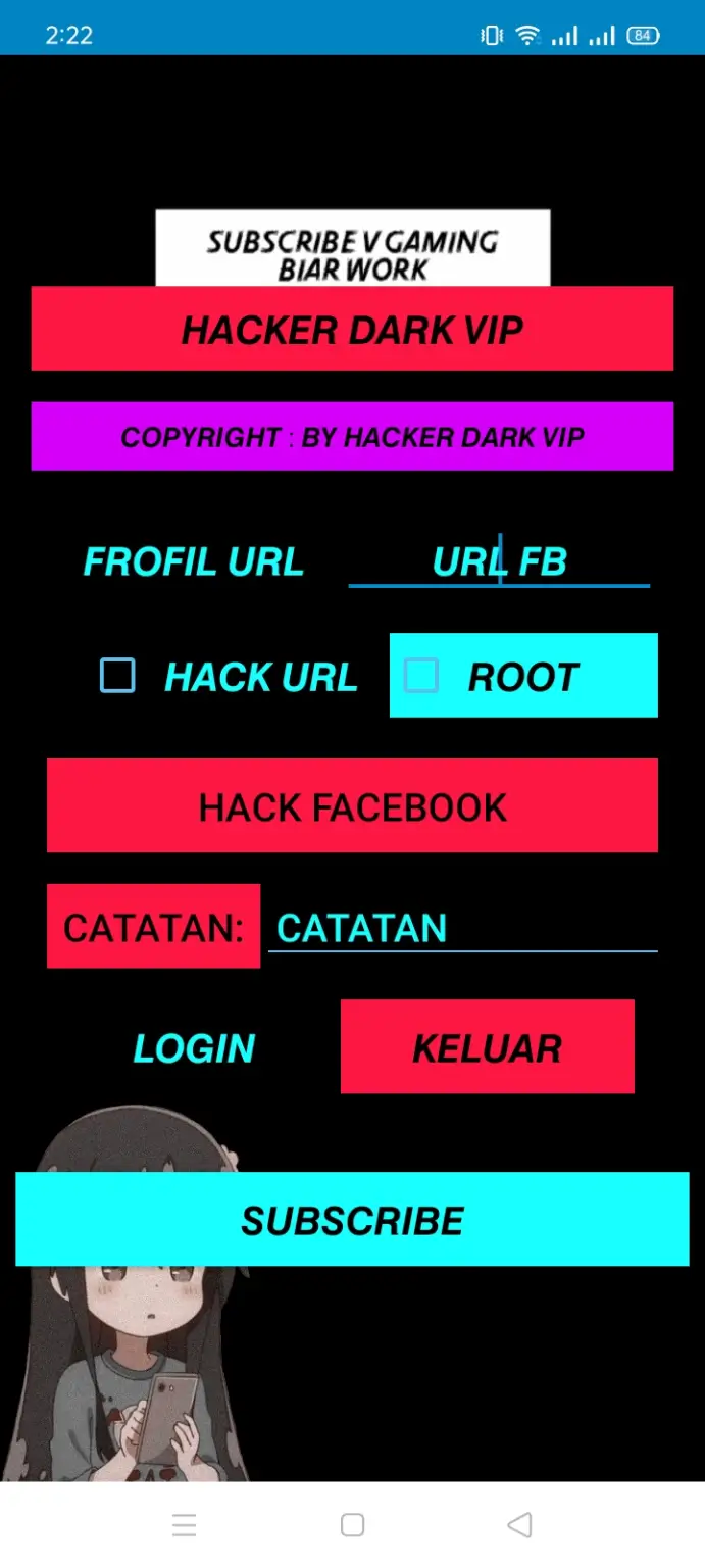 Screenshot 3 of Hacker Dark VIP